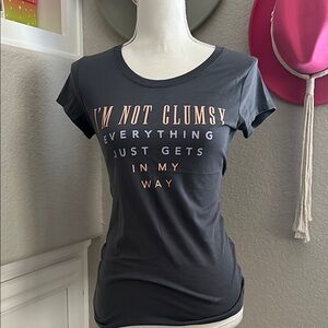 Women's Gray Graphic Tee. NWOT